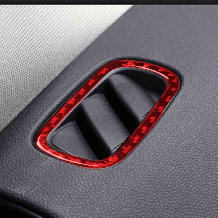 Car Carbon Fiber Air Outlet Frame Decorative Sticker for BMW Mini F60, Left and Right Drive Universal, Air Outlet Frame