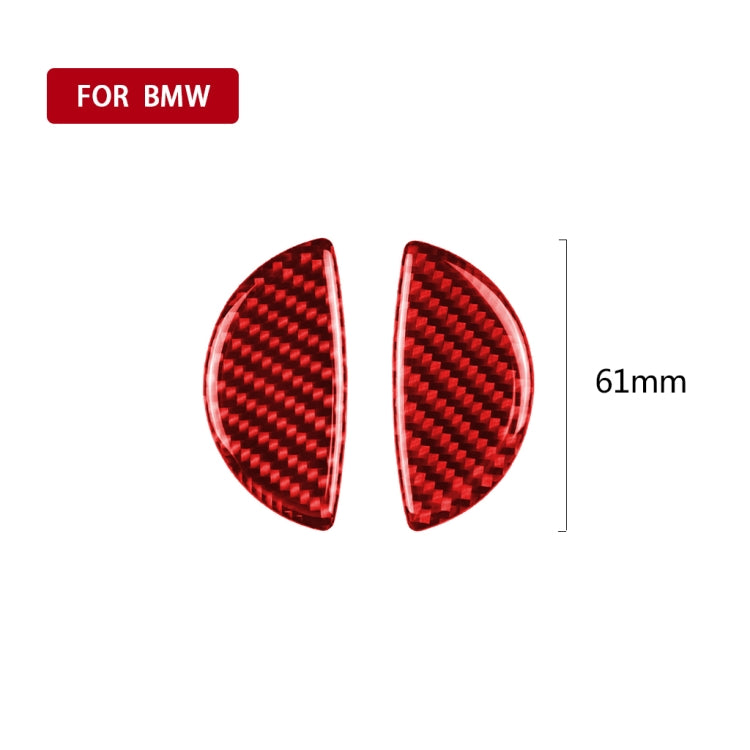 Car Carbon Fiber Door Handle Decorative Sticker for BMW Mini, Left and Right Drive Universal, Door Handle