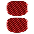 Car Carbon Fiber Seat Back Handle Decorative Sticker for BMW Mini One Cooper F55 F56, Left and Right Drive Universal, Seat Back Handle