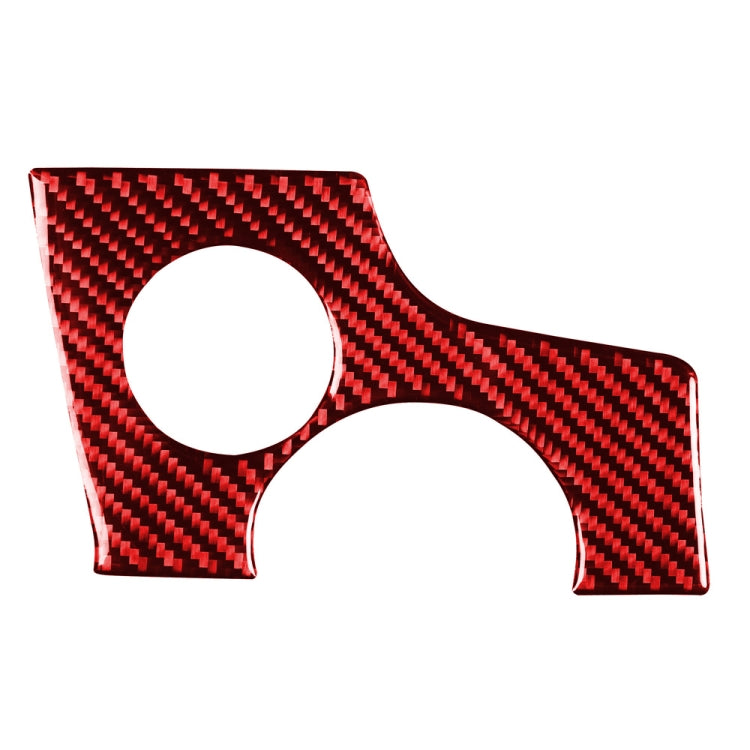 Car Carbon Fiber Key Hole Decorative Sticker for Porsche Panamera, Left Drive, Key Hole