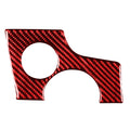 Car Carbon Fiber Key Hole Decorative Sticker for Porsche Panamera, Left Drive, Key Hole