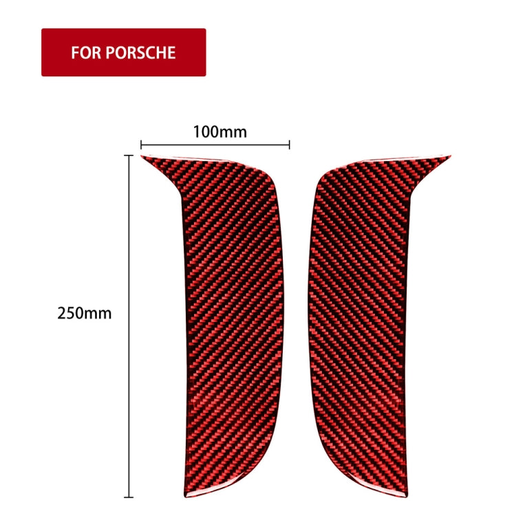 Car Carbon Fiber Daytime Running Light Decorative Sticker for Porsche Macan 2018-2021, Left and Right Drive Universal, Daytime Running Light for Porsche Macan 2018-2021