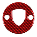 Car Carbon Fiber Steering Wheel Decorative Sticker for Porsche Macan 2014-2021, Left and Right Drive Universal, Steering Wheel
