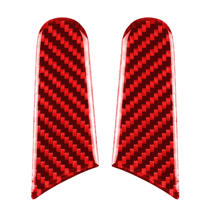 Car Carbon Fiber Rearview Mirror Decorative Sticker for Porsche Macan 2014-2021, Left and Right Drive Universal, Rearview Mirror