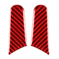 Car Carbon Fiber Rearview Mirror Decorative Sticker for Porsche Macan 2014-2021, Left and Right Drive Universal, Rearview Mirror