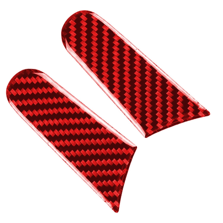 Car Carbon Fiber Rearview Mirror Decorative Sticker for Porsche Macan 2014-2021, Left and Right Drive Universal, Rearview Mirror