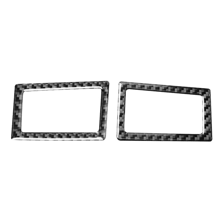 Car Carbon Fiber Dashboard Air Outlet Decorative Sticker for Toyota Corolla / Levin 2014-2018, Left and Right Drive Universal, Dashboard Air Outlet