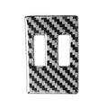 Car Carbon Fiber Air Conditioning Knob Decorative Sticker for Audi A6L / A7 2019-, Right Drive, Air Conditioning Knob, Right Drive