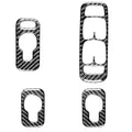 4 in 1 Car Carbon Fiber Door Set A Decorative Sticker for Volvo XC90 2003-2014, Right Drive, Door Set A, Right Drive