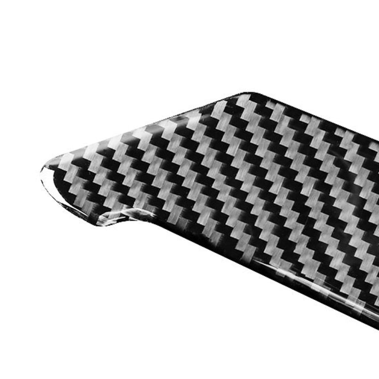 Car Carbon Fiber Door Panel Decorative Sticker for Audi A6L / A7 2019-, Left and Right Drive Universal, Door Panel