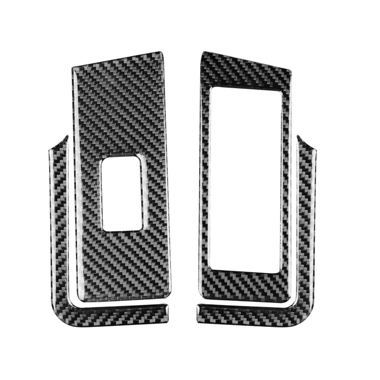 Car Carbon Fiber Glass Lift Panel Decorative Sticker for Volkswagen Beetle 2012-2019, Left Drive, Glass Lift Panel, Left Drive