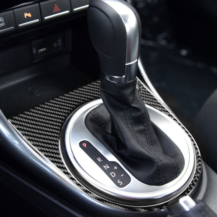 Car Carbon Fiber Gear Panel Frame A Decorative Sticker for Volkswagen Beetle 2012-2019, Left and Right Drive Universal, Gear Panel Frame A