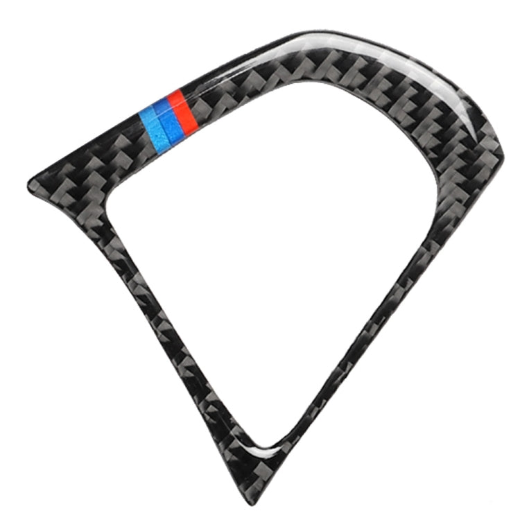 2 in 1 Car Carbon Fiber Steering Wheel Button 3-color B Decorative Sticker for BMW G01 X3 2018-2020 / G02 X4 2019-2020, Left and Right Drive Universal, Steering Wheel Button 3-color