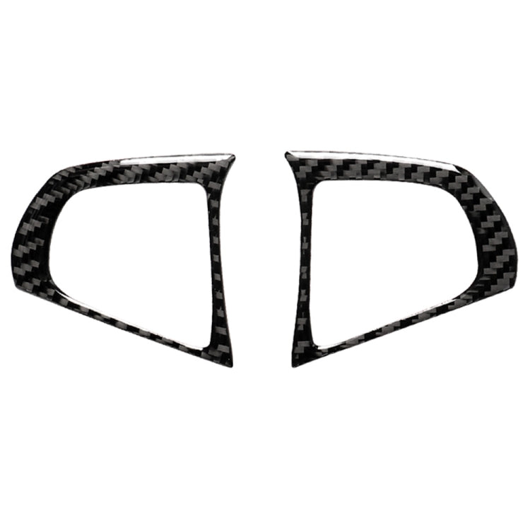 2 in 1 Car Carbon Fiber Steering Wheel Button Solid Color B Decorative Sticker for BMW G01 X3 2018-2020 / G02 X4 2019-2020, Left and Right Drive Universal, Steering Wheel Button Solid Color