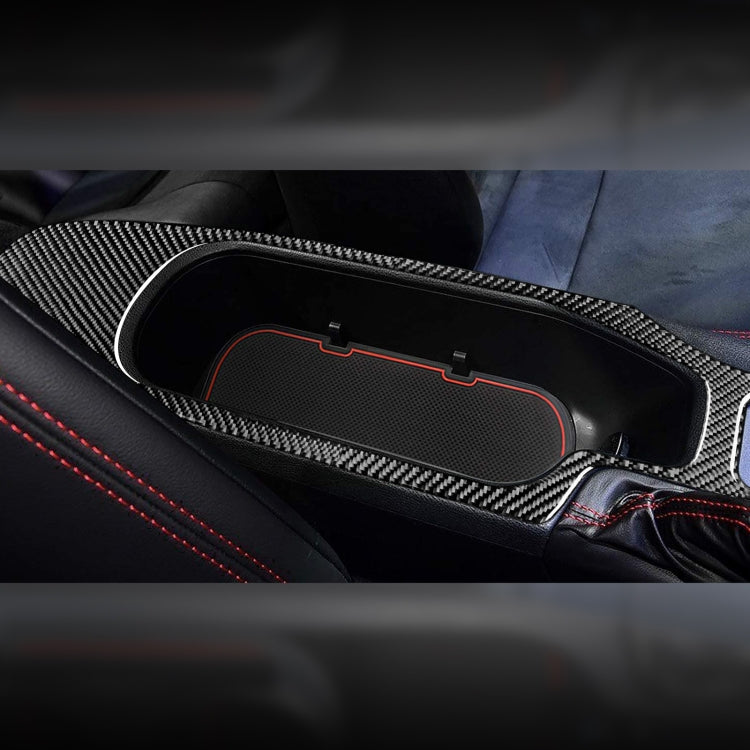 2 in 1 Car Carbon Fiber Central Armrest Panel Set A Decorative Sticker for Subaru BRZ / Toyota 86 2017-2019, Right Drive, Central Armrest Panel Set A, Right Drive