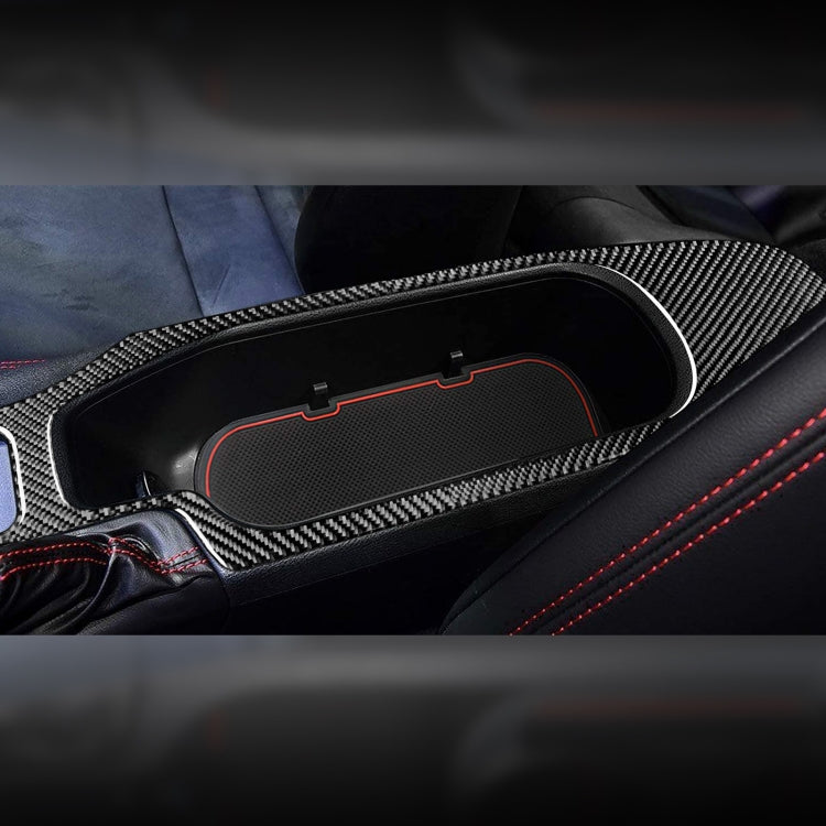 2 in 1 Car Carbon Fiber Central Armrest Panel Set A Decorative Sticker for Subaru BRZ / Toyota 86 2017-2019, Left Drive, Central Armrest Panel Set A, Left Drive