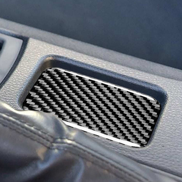 Car Carbon Fiber Storage Box Cover Decorative Sticker for Subaru BRZ / Toyota 86 2017-2019, Left and Right Drive Universal, Storage Box Cover