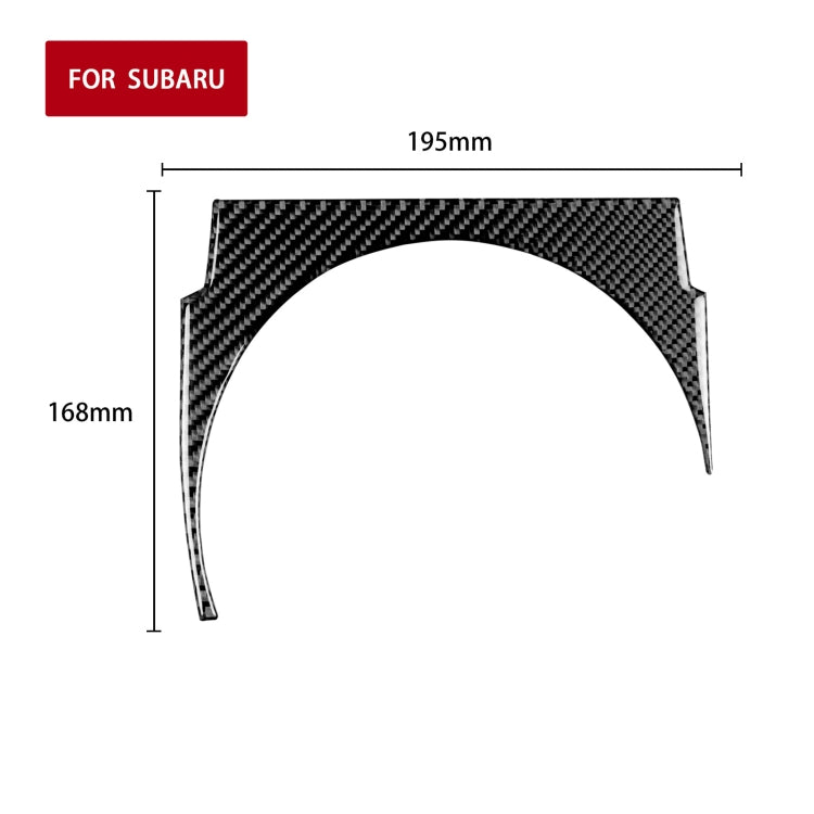 Car Carbon Fiber Gear Decorative Sticker for Subaru BRZ / Toyota 86 2017-2019, Left Drive, Gear, Left Drive