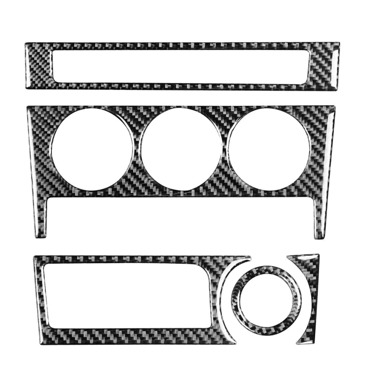 5 in 1 Car Carbon Fiber Control Panel A Decorative Sticker for Subaru BRZ / Toyota 86 2017-2019, Right Drive, Control Panel A