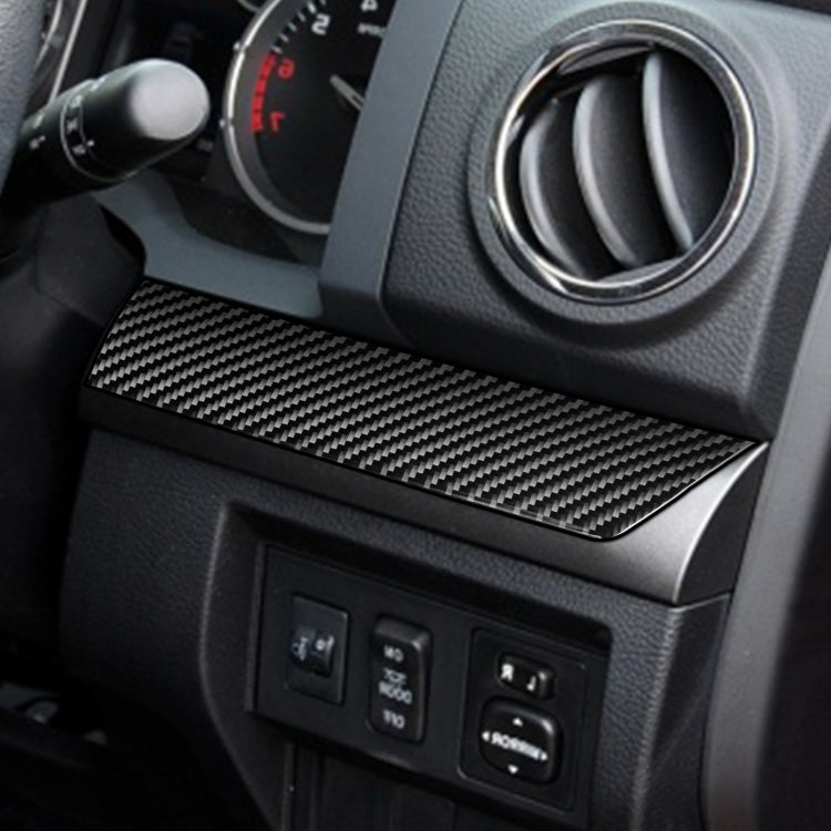3 PCS / Set Carbon Fiber Car Center Console Decorative Sticker for Toyota Tundra 2014-2018, Right Driving, Center Console , Right Driving