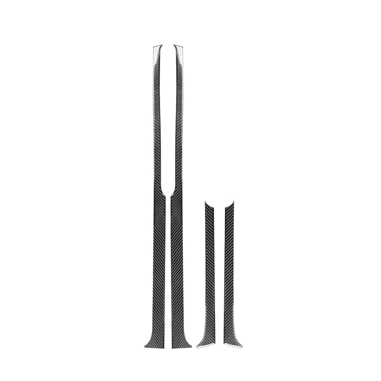 4 PCS / Set Carbon Fiber Car Door Panel Decorative Sticker for Toyota Tundra 2014-2018, Left Right Driving, Door Panel