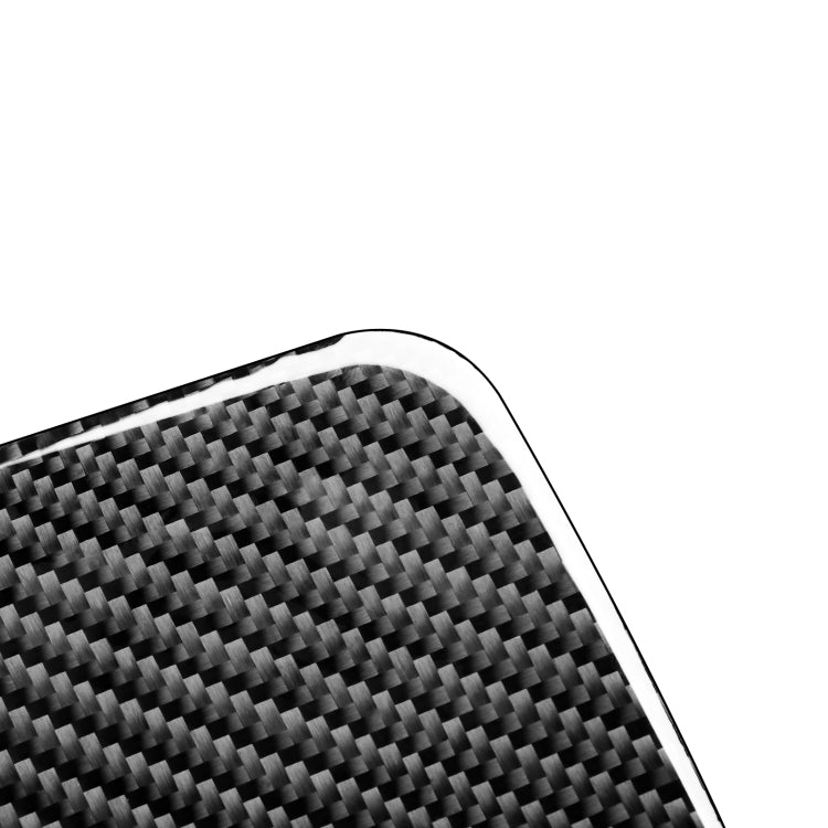 Carbon Fiber Car Dashboard Storage Box Mat Decorative Sticker for Toyota Tundra 2014-2018, Left Right Driving Universal, Dashboard Storage Box Mat