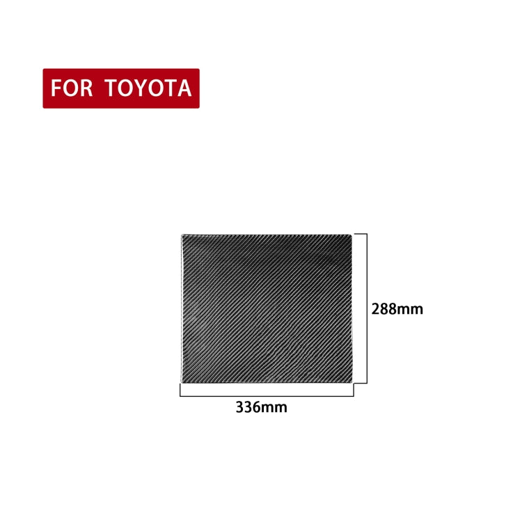 Carbon Fiber Car Rear Exhaust Air Outlet Anti-kick Panel Decorative Sticker for Toyota Tundra 2014-2018, Left Right Driving Universal, Rear Exhaust Air Outlet Anti-kick Panel