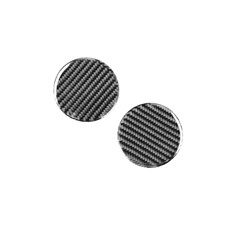 5 PCS / Set Carbon Fiber Car Central Control Cup Holder Panel Decorative Sticker for Toyota Tundra 2014-2018, Left Right Driving Universal, Central Control Cup Holder Panel