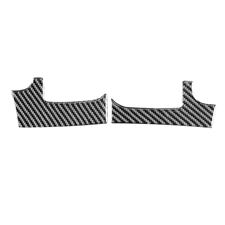 2 PCS / Set Carbon Fiber Car Dashboard Air Outlet Decorative Sticker for Toyota Tundra 2014-2018, Left Driving, Dashboard Air Outlet, Left Driving