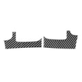 2 PCS / Set Carbon Fiber Car Dashboard Air Outlet Decorative Sticker for Toyota Tundra 2014-2018, Right Driving, Dashboard Air Outlet, Right Driving