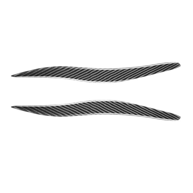 2 PCS / Set Carbon Fiber Car Lamp Eyebrow Decorative Sticker for Lexus IS250/ IS300 2006-2012, Drop Glue Version, For Lexus IS250/ IS300 2006-2012