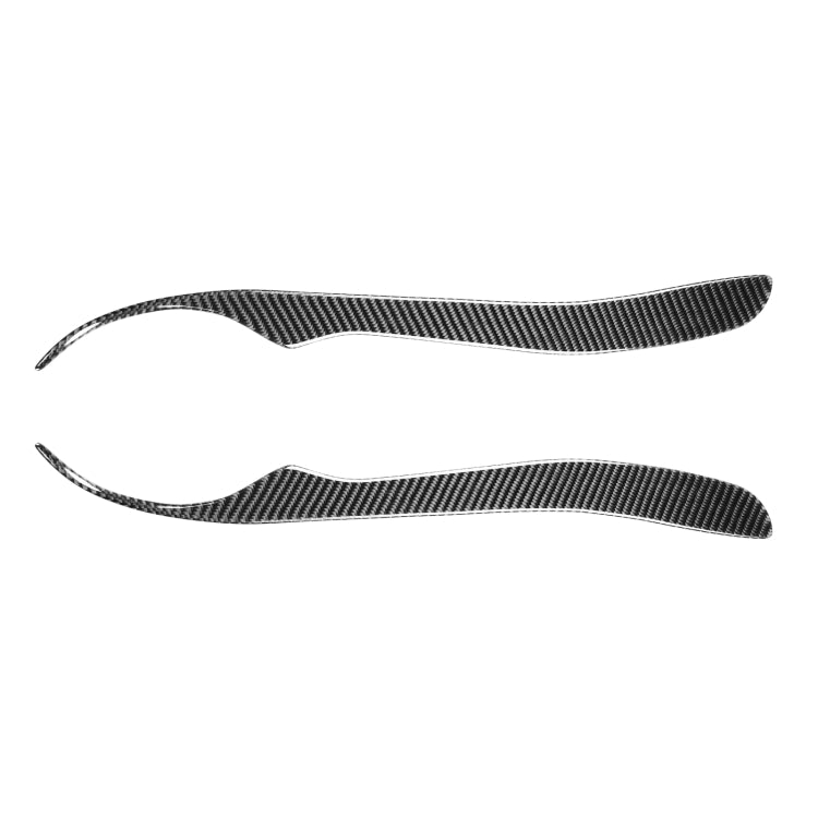 2 PCS / Set Carbon Fiber Car Lamp Eyebrow Decorative Sticker for Lexus IS200 1998-2005, Drop Glue Version, For Lexus IS200 1998-2005