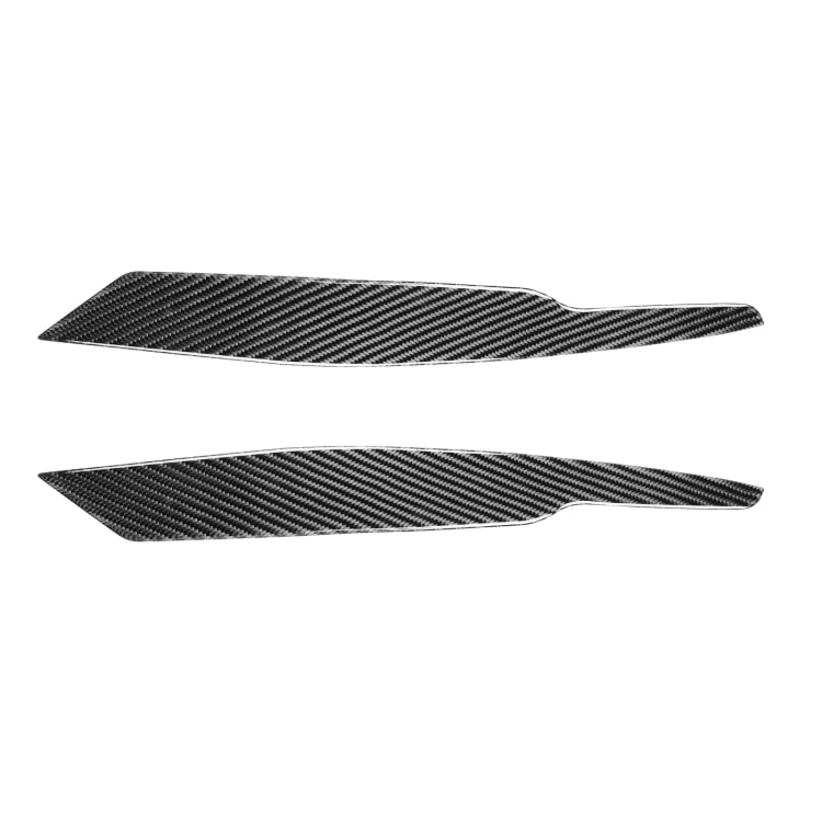 2 PCS / Set Carbon Fiber Car Lamp Eyebrow Decorative Sticker for Volkswagen Passat B6 3C 2005-2010, Drop Glue Version, For Volkswagen Passat B6 3C 2005-2010