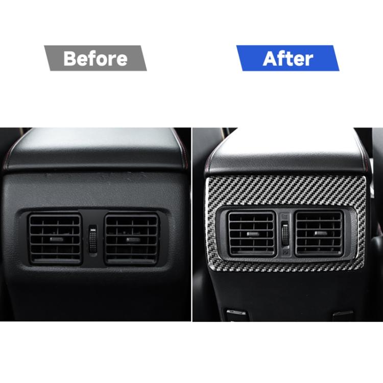 Carbon Fiber Car Rear Air Outlet Decorative Sticker for Toyota 4Runner 2010-2020, Rear Air Outlet