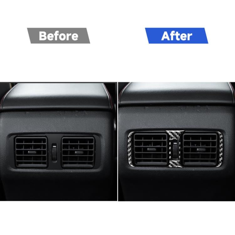 3 PCS / Set Carbon Fiber Car Rear Air Outlet Decorative Sticker for Toyota 4Runner 2010-2020, Rear Air Outlet (3 PCS / Set )
