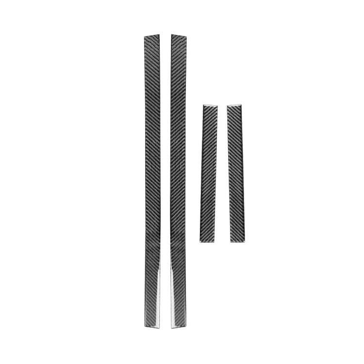 4 PCS / Set Carbon Fiber Car Outer Threshold Decorative Sticker for Toyota 4Runner 2010-2020, Outer Threshold