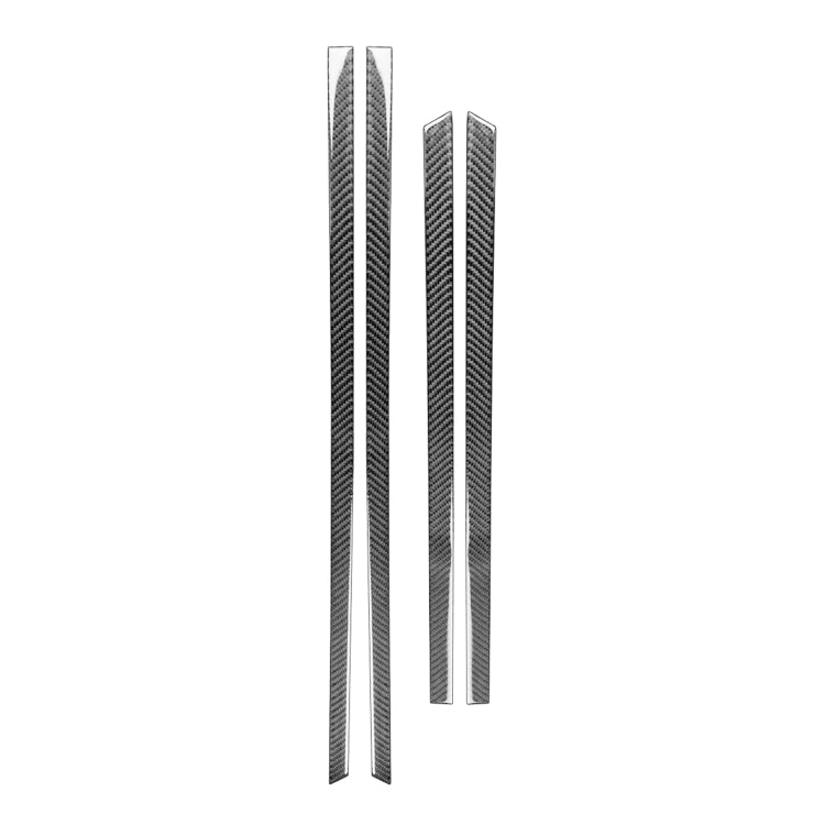4 PCS / Set Carbon Fiber Car Door Inside Trim Decorative Sticker for Toyota 4Runner 2010-2020, Door Inside Trim