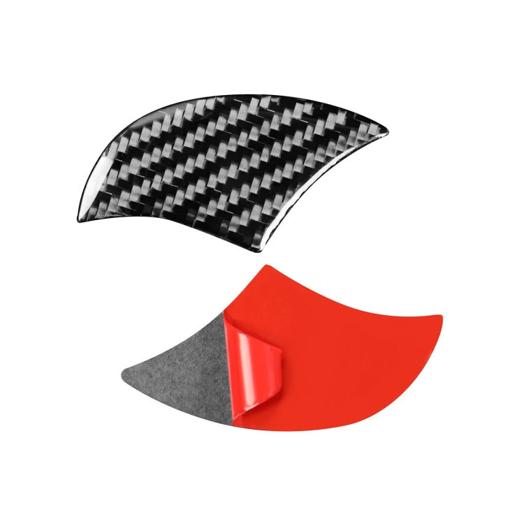 4 PCS / Set Carbon Fiber Car Tailgate Logo Decorative Sticker for Toyota 4Runner 2010-2020, Tailgate Logo