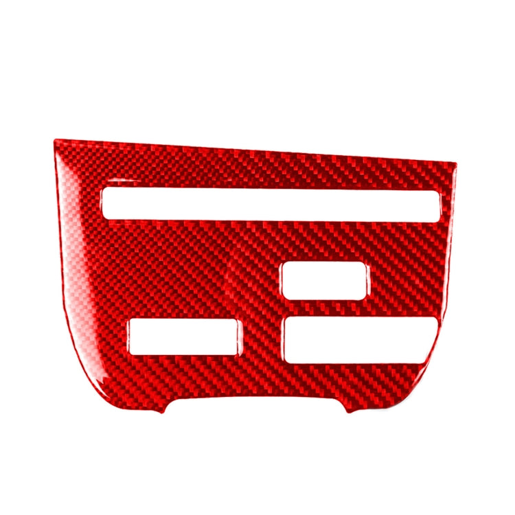 Carbon Fiber Car CD Player Console C Version Decorative Sticker for Nissan GTR R35 2008-2016, Left Driving, CD Player Console C Version