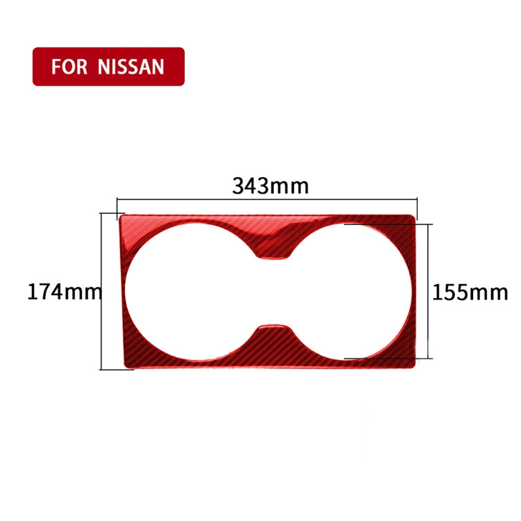 Carbon Fiber Car Rear Seat Speaker Decorative Sticker for Nissan GTR R35 2008-2016, Left and Right Driving Universal, Seat Speaker