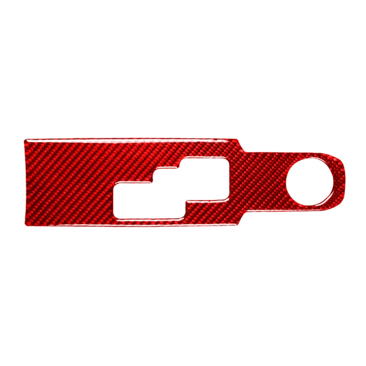 Carbon Fiber Car Gear Shift Panel Decorative Sticker for Nissan GTR R35 2008-2016, Left and Right Driving Universal, Gear Shift Panel
