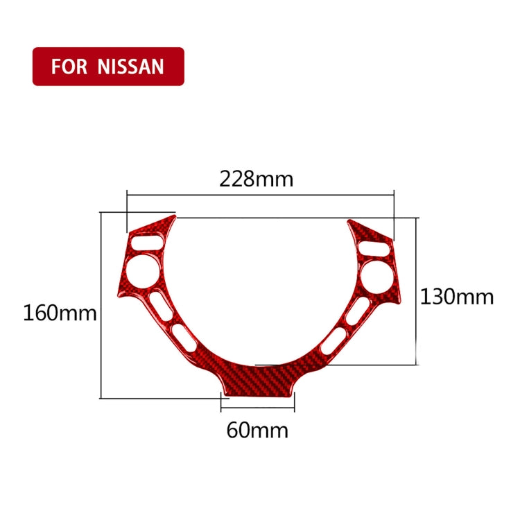 Carbon Fiber Car Steering Wheel Buttons Decorative Sticker for Nissan GTR R35 2008-2016, Left and Right Driving Universal, Steering Wheel Buttons