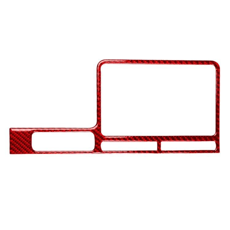 Carbon Fiber Car Navigation Display Frame Decorative Sticker for Nissan GTR R35 2008-2016, Left Driving, Navigation Display Frame, Left Driving