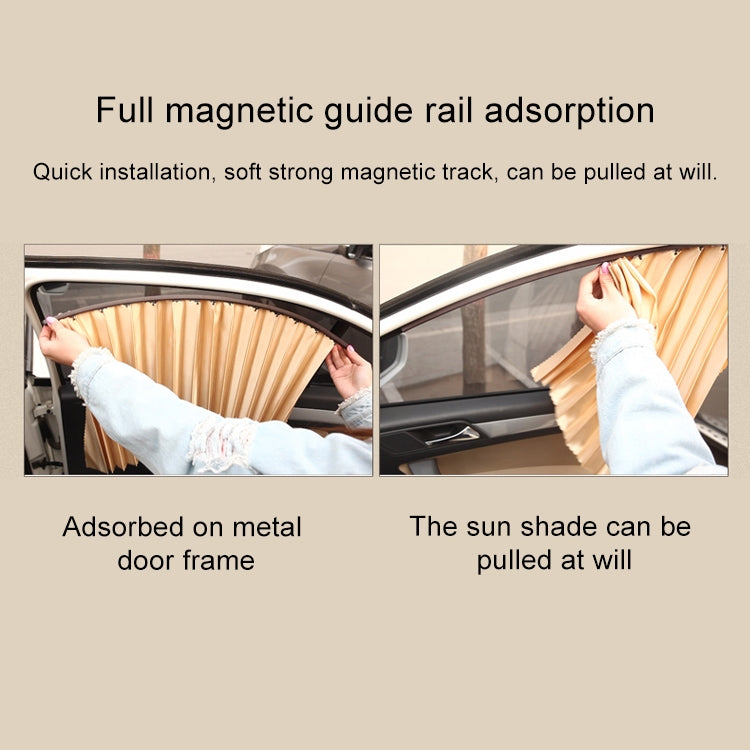 2 PCS Car Auto Sunshade Curtains Windshield Cover for the Rear Seat, Rear Seat, Silver, Rear Seat, Black, Rear Seat, Gold