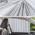 2 PCS Car Auto Sunshade Curtains Windshield Cover for the Rear Seat, Rear Seat, Silver, Rear Seat, Black, Rear Seat, Gold