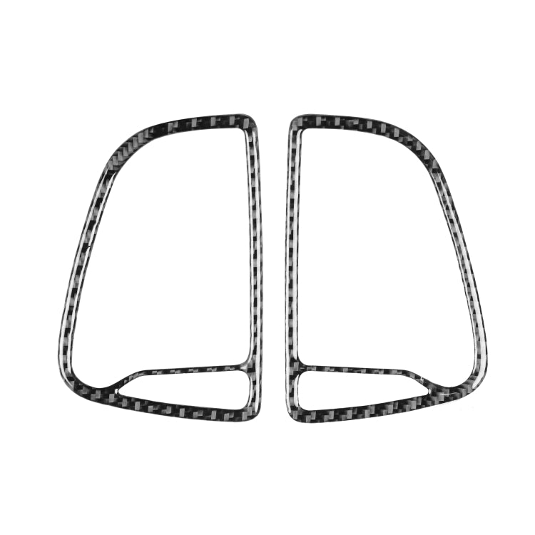 Carbon Fiber Car Instrument Middle Air Outlet Decorative Sticker for Dodge Challenger 2015 to Now, Left Driving, Instrument Middle Air Outlet
