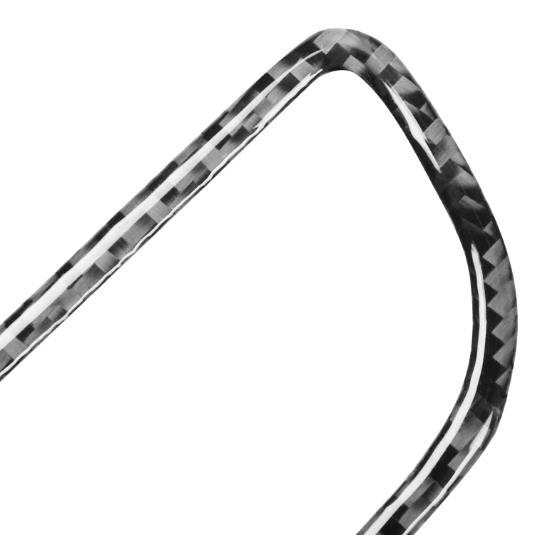 Carbon Fiber Car Gear Storage Box Frame Decorative Sticker for Dodge Challenger 2015 to Now, Left Driving, Gear Storage Box Frame