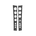 2 PCS / Set Carbon Fiber Car Central Control Panel B Version Decorative Sticker for Lexus GS 2006-2011,Left and Right Drive Universal, Central Control Panel B Version