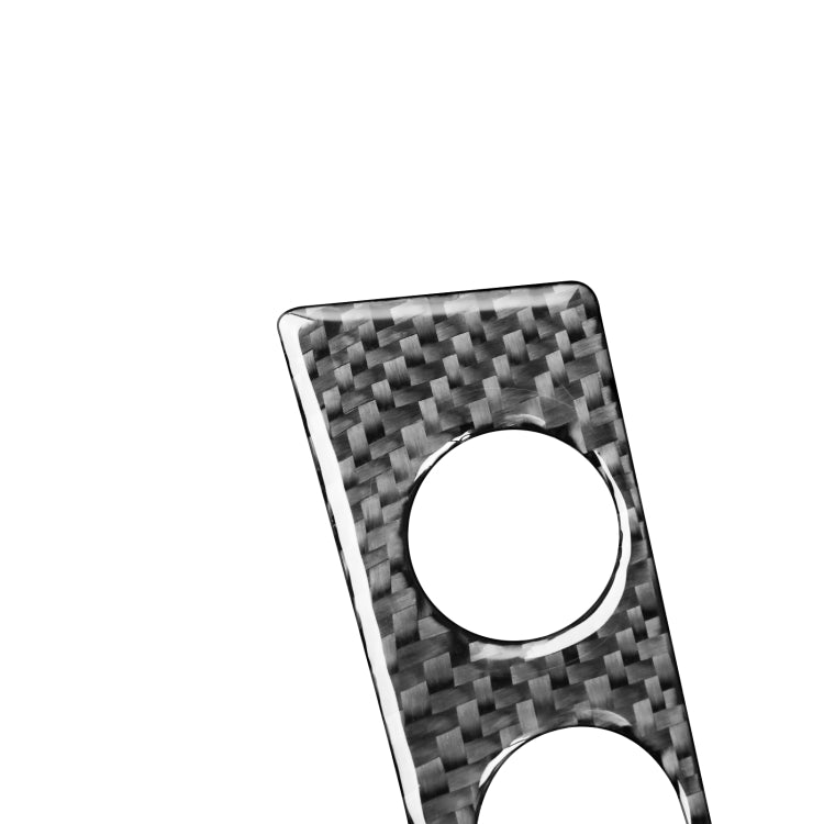 2 PCS / Set Carbon Fiber Car Central Control Panel B Version Decorative Sticker for Lexus GS 2006-2011,Left and Right Drive Universal, Central Control Panel B Version