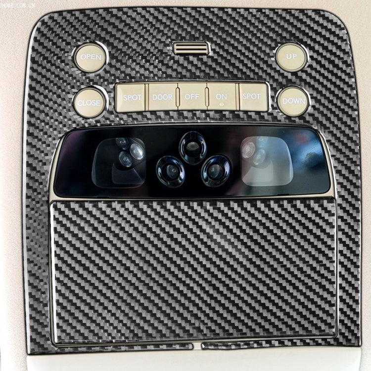 2 PCS / Set Carbon Fiber Car Reading Light Panel A Version Decorative Sticker for Lexus GS 2006-2011,Left and Right Drive Universal, Reading Light Panel A Version